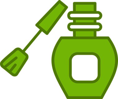 Tırnak cilası. Basit resimleme