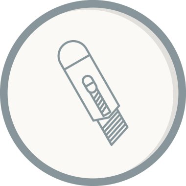 kesicinin basit grafik simgesi vektör çizimi