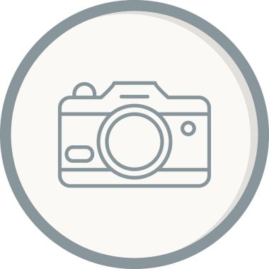 kamera simgesi vektör illüstrasyonu