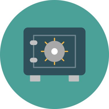 Güvenli kutucuk vektör illüstrasyonu