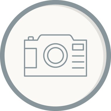 kamera simgesi vektör illüstrasyonu