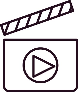 Video filmi. Basit tasarım 