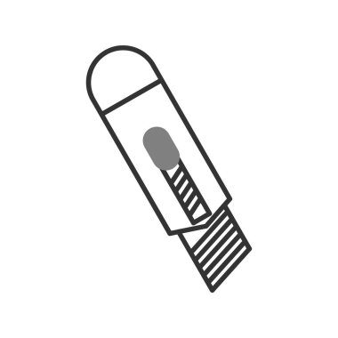 kesicinin basit grafik simgesi vektör çizimi