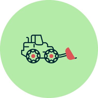 Yükleyici simgesi vektör illüstrasyonu