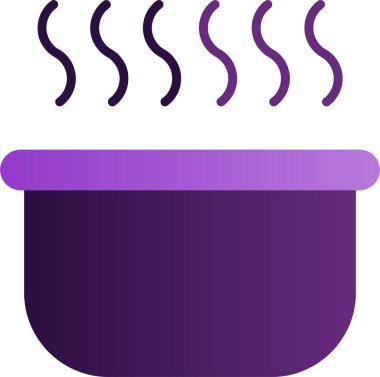 Yemek, esrar, yemek, sıcak, kamp, mutfak, yemek. vektör illüstrasyonu