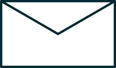 zarf web simgesi, vektör illüstrasyonu  