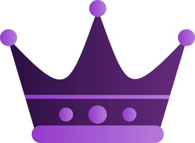 taç simgesi vektör illüstrasyonu