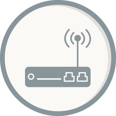  Wi-fi yönlendirici vektör illüstrasyonu