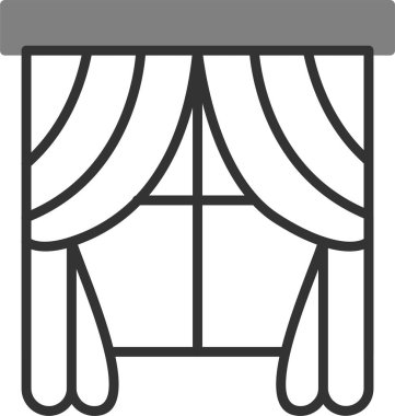 pencere simgesi vektör illüstrasyonu