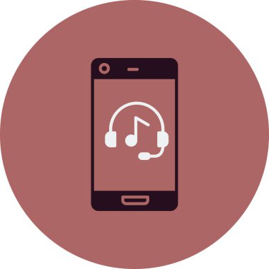 Akıllı telefon. Web simgesi basit illüstrasyon