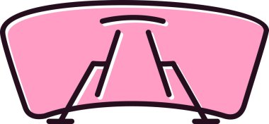 Windscreen 'in vektör çizimi 