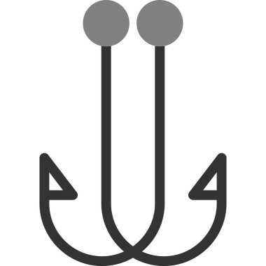 Kanca simgesinin vektör illüstrasyonu