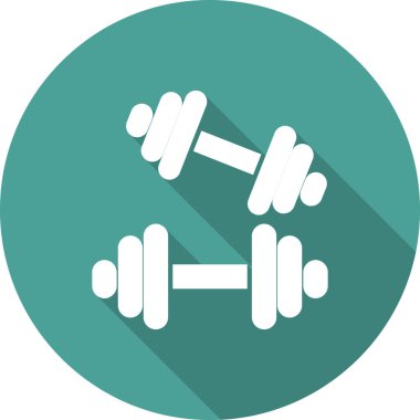 Dambıl simgesinin vektör illüstrasyonu