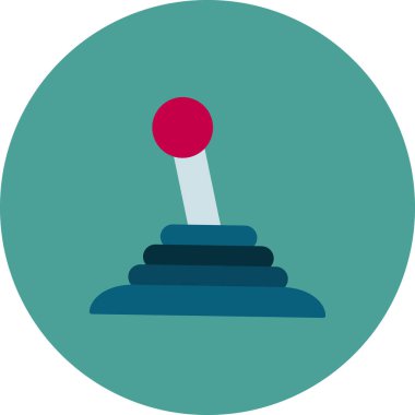 Çubuk arabanın vektör illüstrasyonu