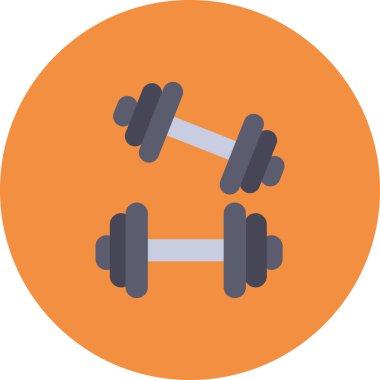 Dambıl simgesinin vektör illüstrasyonu