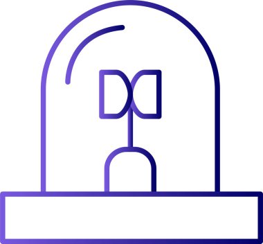 Vektör illüstrasyonu, siren simgesi