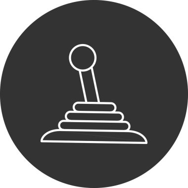 Çubuk arabanın vektör illüstrasyonu