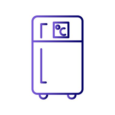 buzdolabı çizgisi vektör simgesi 