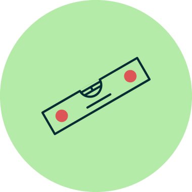 Ruh seviyesi. Web simgesi basit illüstrasyon 