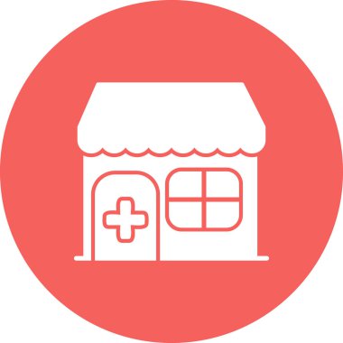 eczane simge vektör çizim