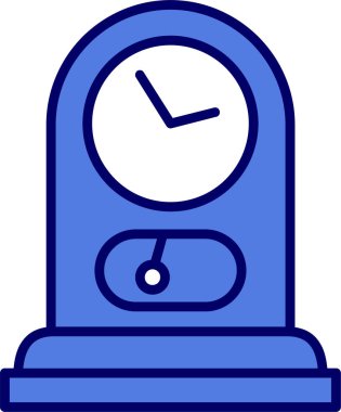 Saat simgesi vektör illüstrasyonu