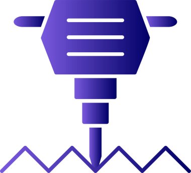 Balyoz. Web simgesi vektör illüstrasyonu