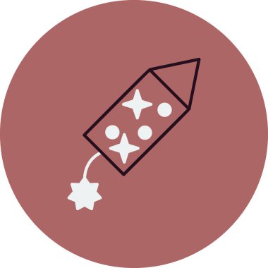 Kraker ikonu. vektör illüstrasyonu