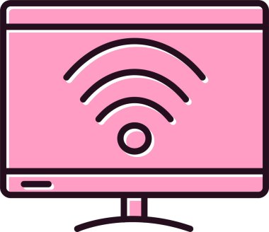 Akıllı televizyon. Web simgesi