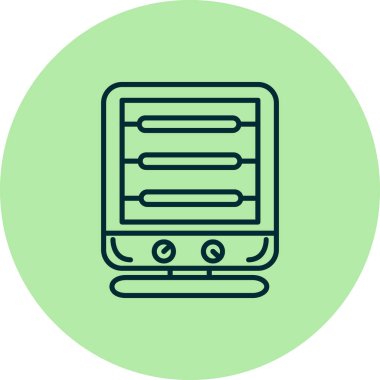 Isıtıcının vektör çizimi