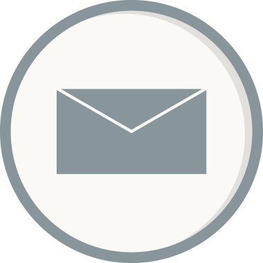 zarf web simgesi, vektör illüstrasyonu  