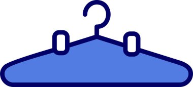 giysi askısı ikon vektör illüstrasyonu