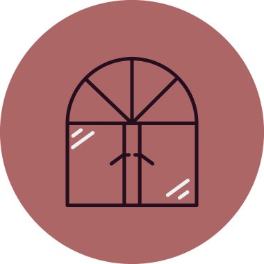 pencere simgesi vektör illüstrasyonu