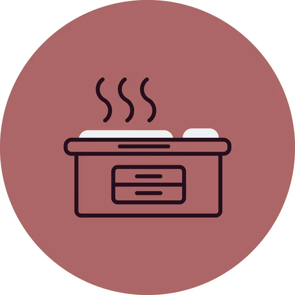 Kitchen Stove Web Icon — Stock Vector