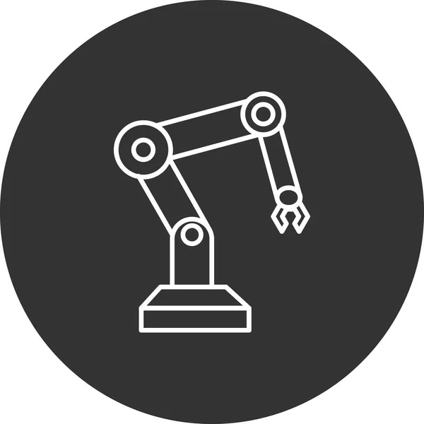 Ρομποτικό Χέρι Απλός Σχεδιασμός — Διανυσματικό Αρχείο