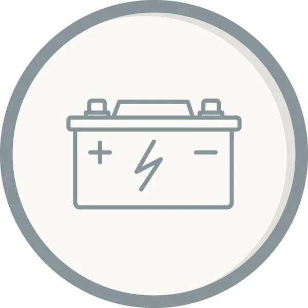 Battery Icon Vector Illustration — Stock Vector