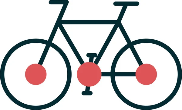 Bicycle Icon Vector Illustration — Stock Vector