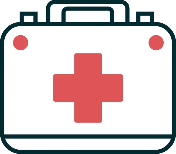 Medical First Aid Kit Vector Icon — Archivo Imágenes Vectoriales