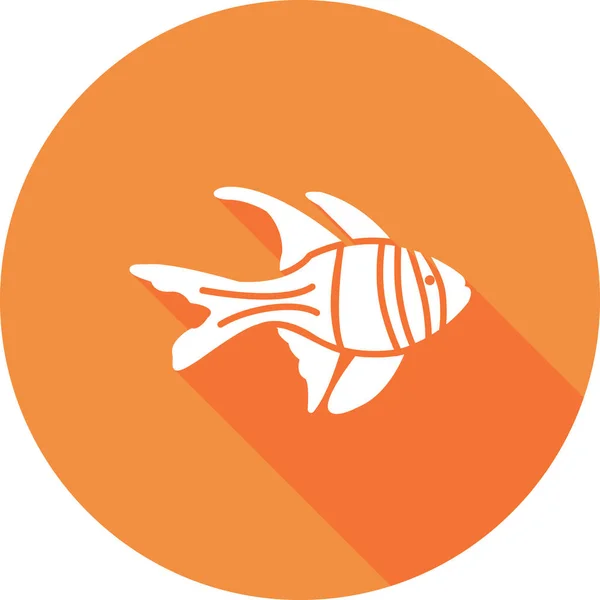 Banggai Cardinal Fish图标矢量插图 — 图库矢量图片