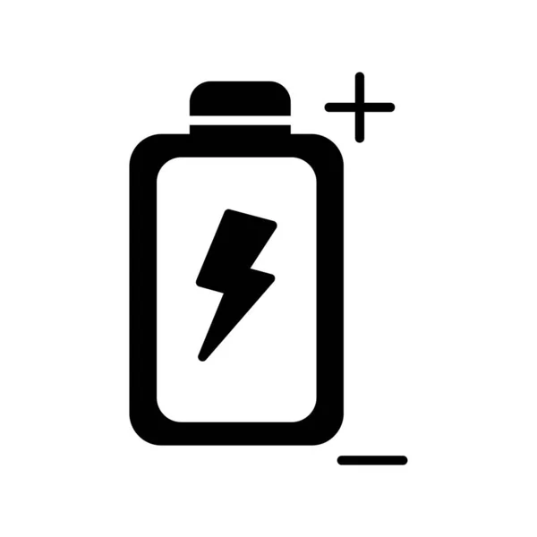 Ícone Bateria Carregamento Ilustração Vetorial — Vetor de Stock