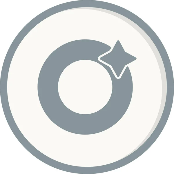 Placa Icono Web Ilustración Simple — Vector de stock