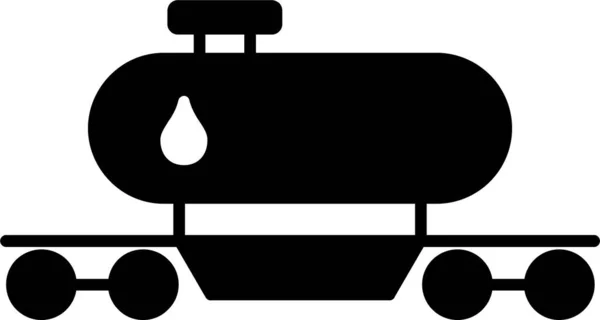 石油タンクだ シンプルなデザイン — ストックベクタ