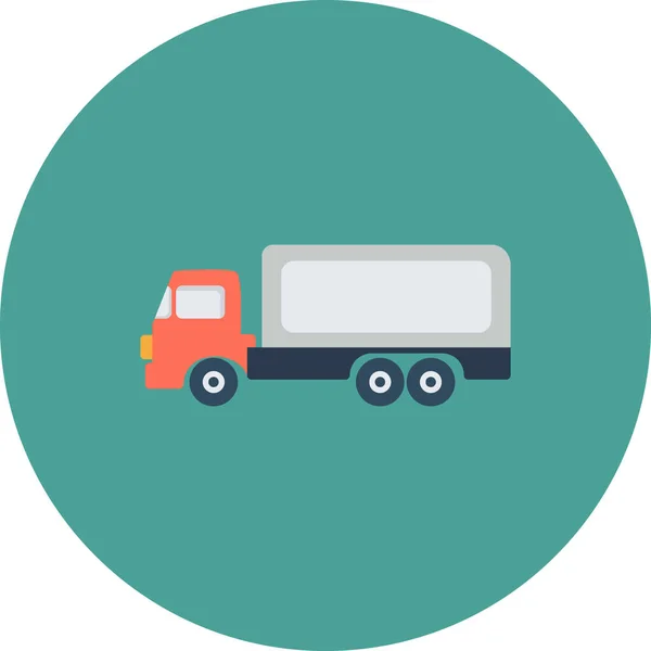 Truck Web Icon Simple Design — Stock Vector