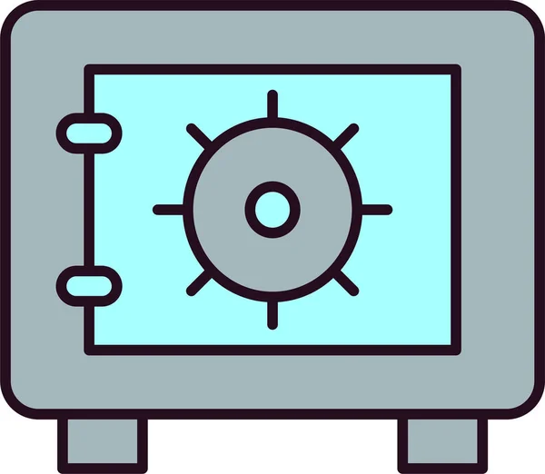 Safebox Icon Vector Illustration — Stockvektor