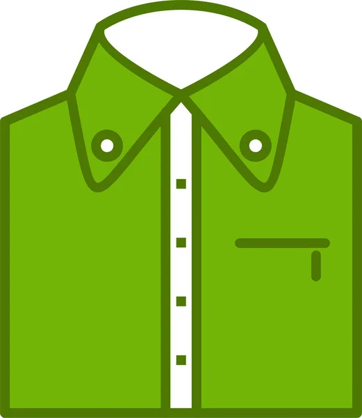 Camisa Icono Vector Ilustración — Vector de stock