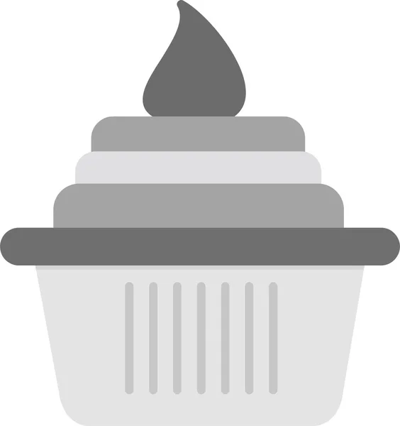 Vektor Illustration Des Cupcake Symbols — Stockvektor
