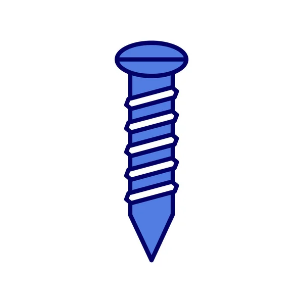 Schrauben Symbol Vektorillustration Grafik Design — Stockvektor