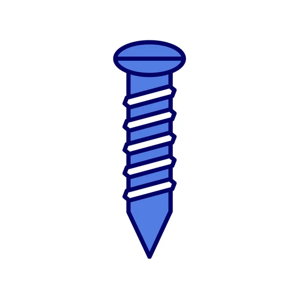 Screw Icon Vector Illustration Graphic Design — 스톡 벡터