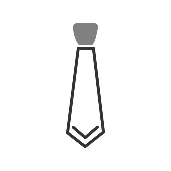 Краватка Значок Векторна Ілюстрація — стоковий вектор
