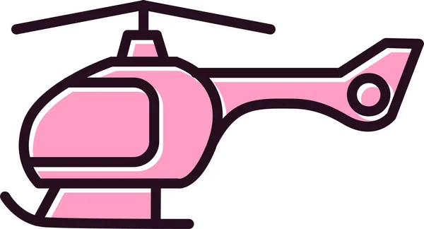 Helicopter Icon Transportation Symbol Vector Illustration Isolated — ストックベクタ