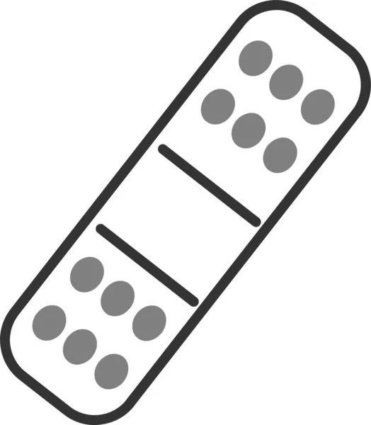 Vector Illustration Band Aid Plaster Medical Icon — 图库矢量图片